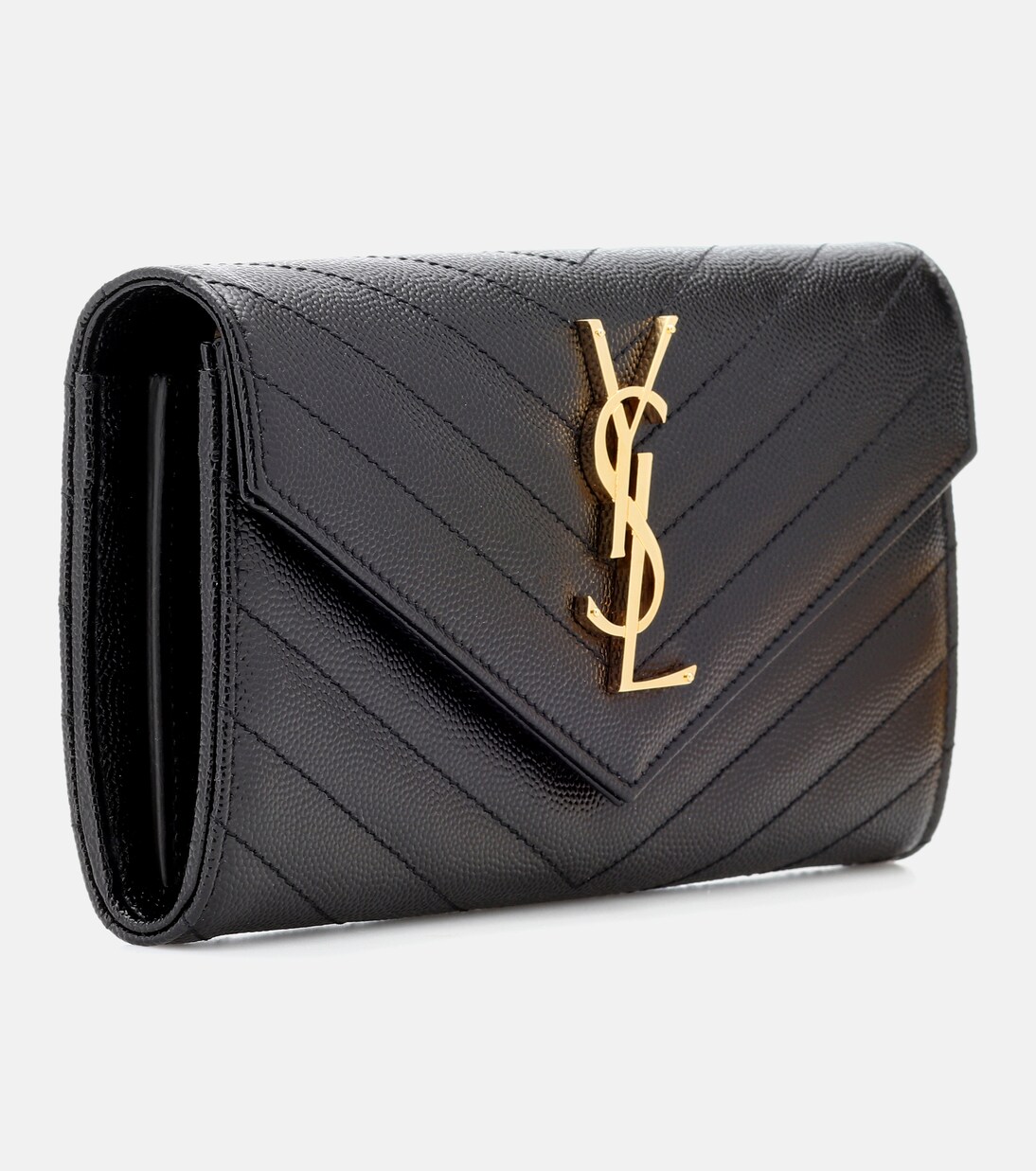 Monogram Large leather wallet | Saint Laurent