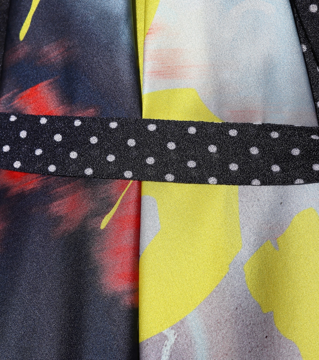 Robe portefeuille imprimée en mousseline et soie | Vetements