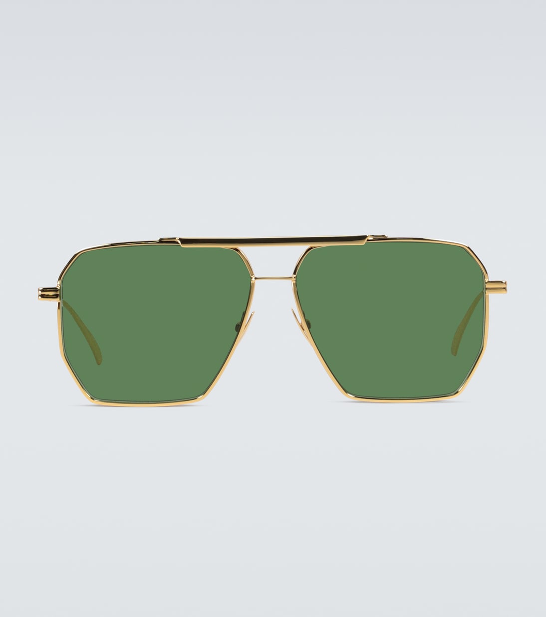 Metal-frame sunglasses | Bottega Veneta