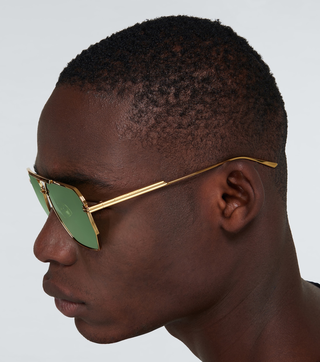 Metal-frame sunglasses | Bottega Veneta