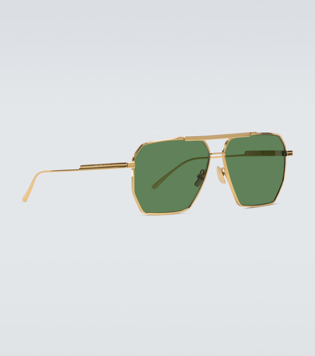 Metal-frame sunglasses | Bottega Veneta