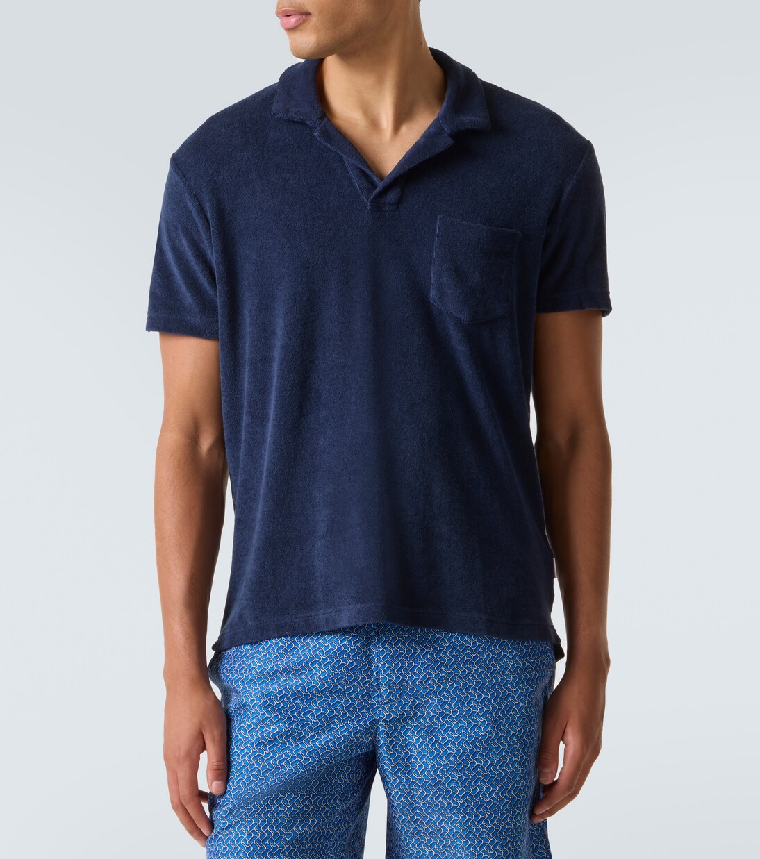 Terry toweling cotton polo shirt | Orlebar Brown