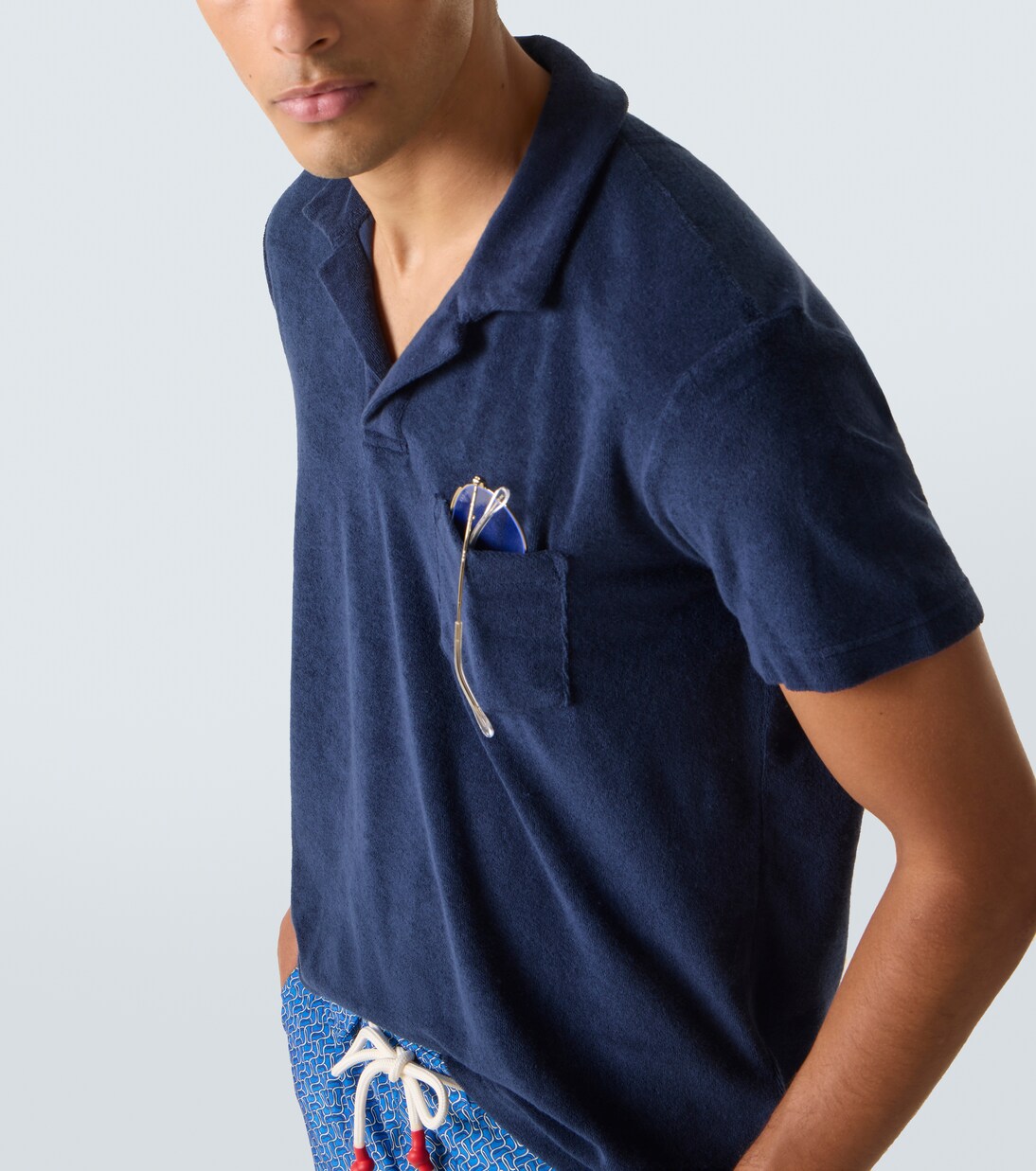 Terry toweling cotton polo shirt | Orlebar Brown