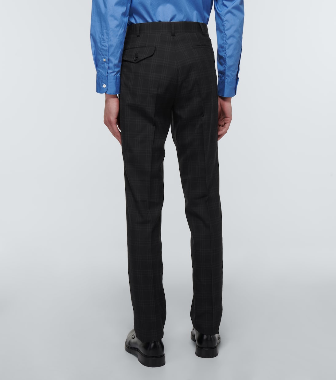 Karierte Hose aus Wolle | Comme des Garçons Homme Deux