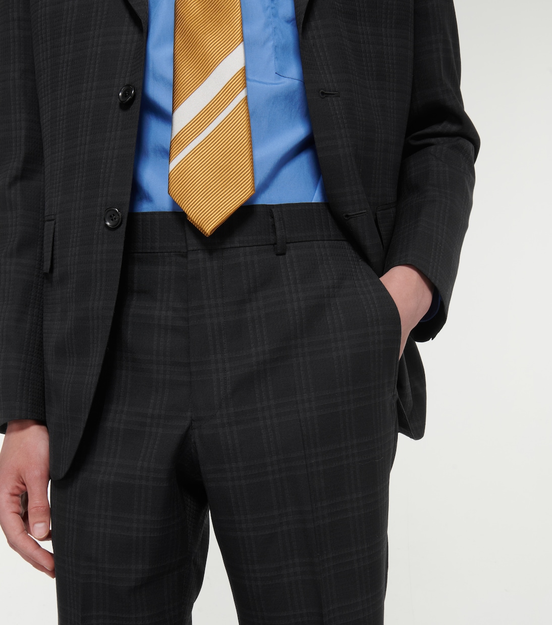 Karierte Hose aus Wolle | Comme des Garçons Homme Deux