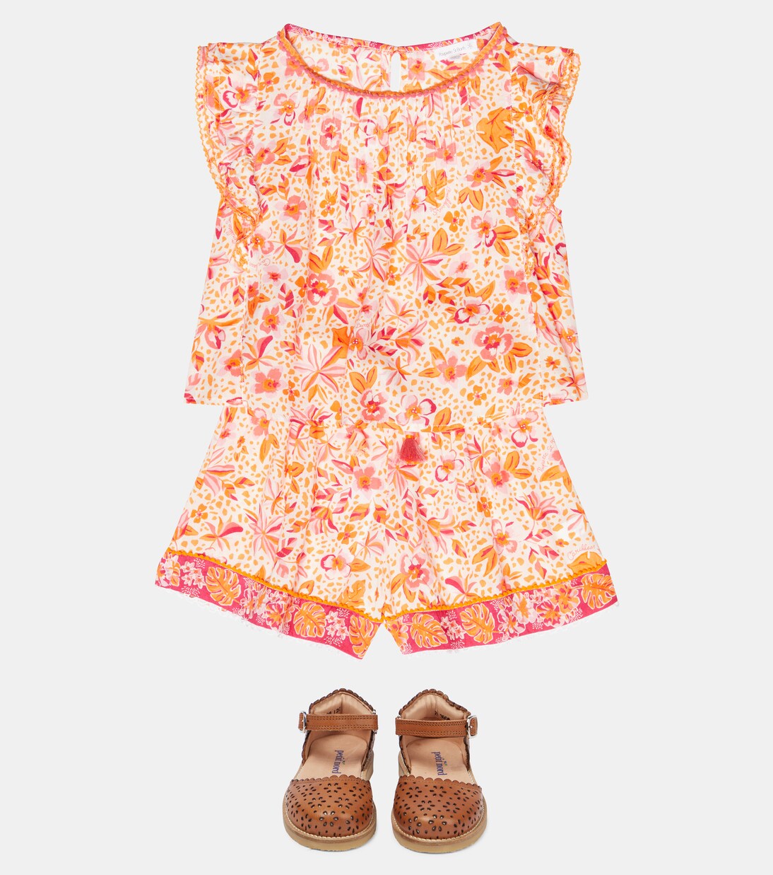 Top Amber à fleurs | Poupette St Barth Kids