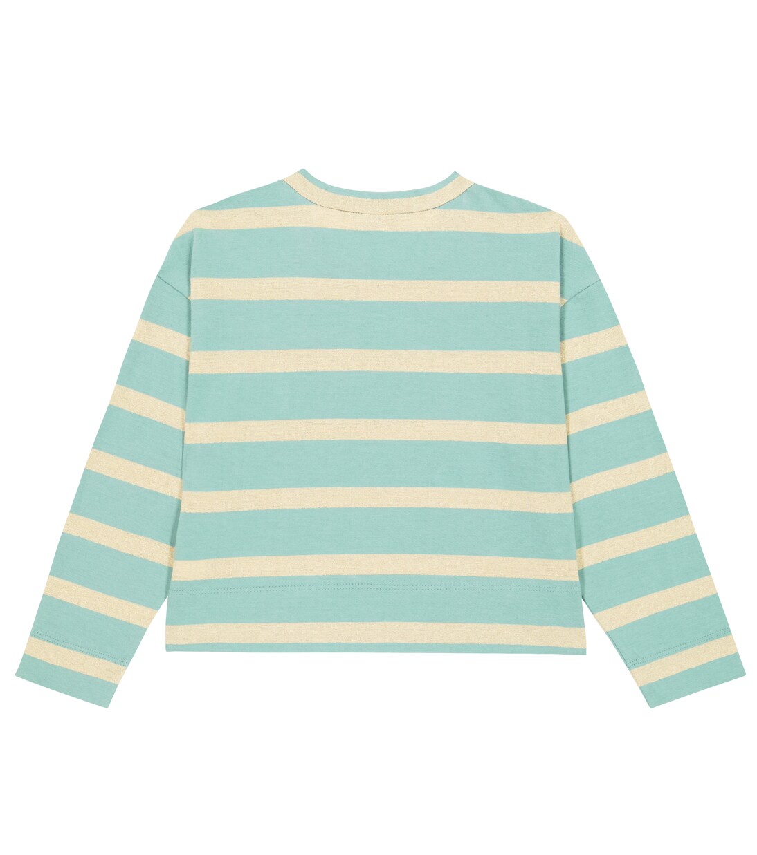 Striped cotton-blend T-shirt | Brunello Cucinelli Kids