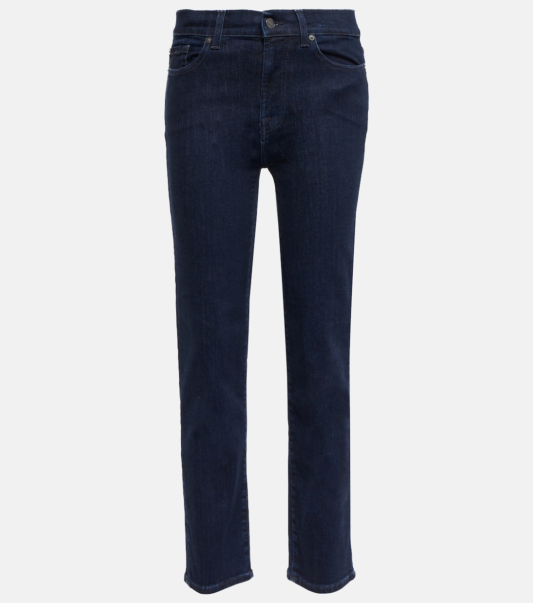 Mid-Rise Jeans The Straight Crop | 7 For All Mankind