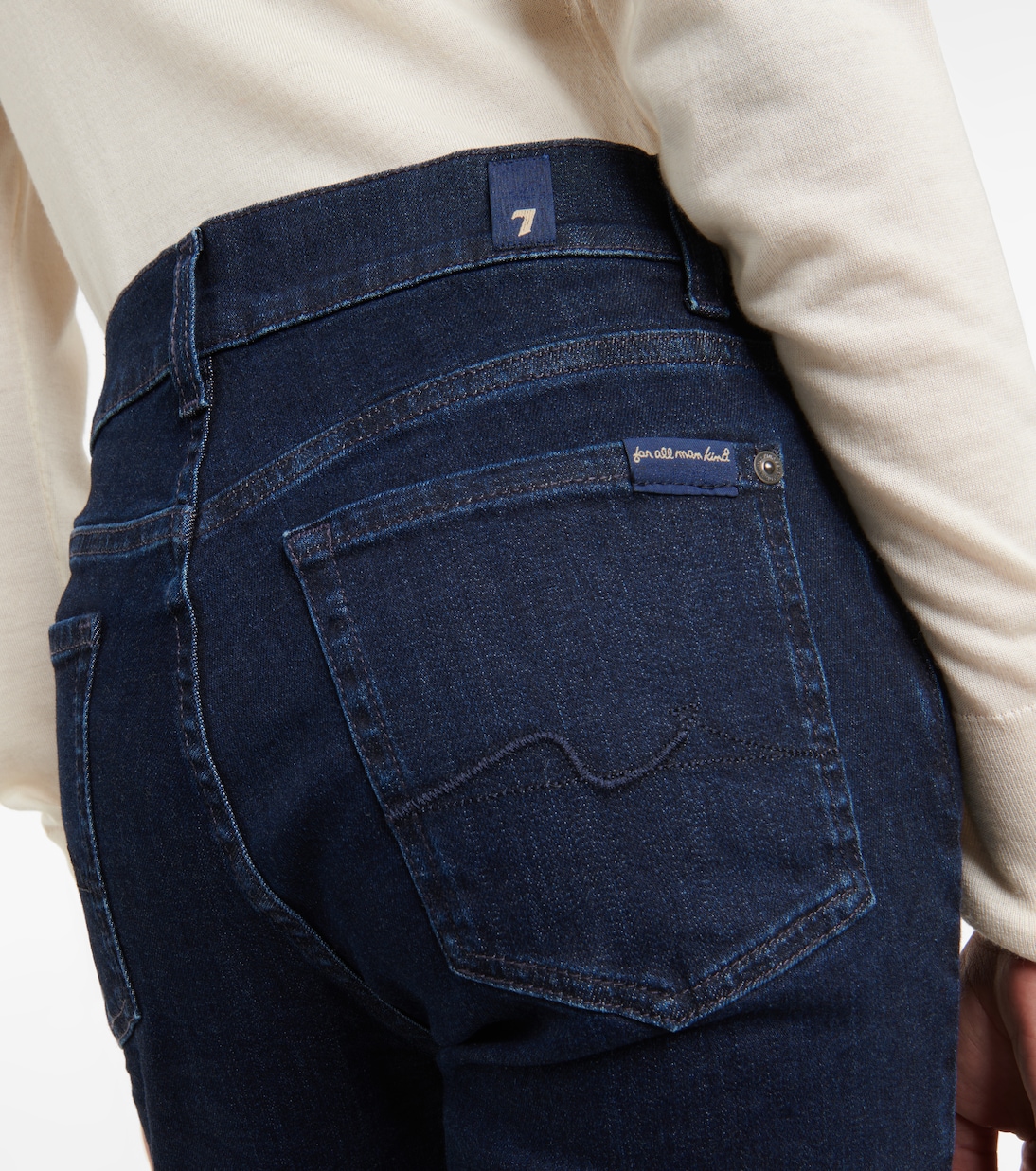 Mid-Rise Jeans The Straight Crop | 7 For All Mankind