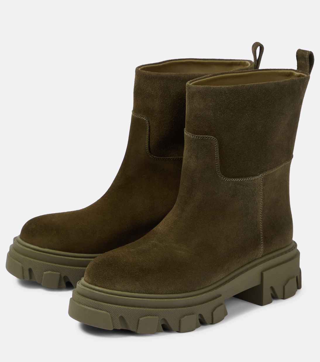 Gia 23 suede boots | Gia Borghini