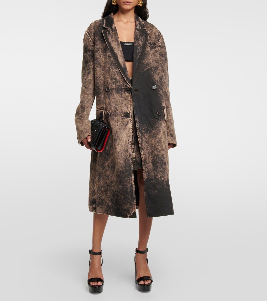 Movida Sabina 페이턴트 레더 플랫폼 샌들 | Christian Louboutin