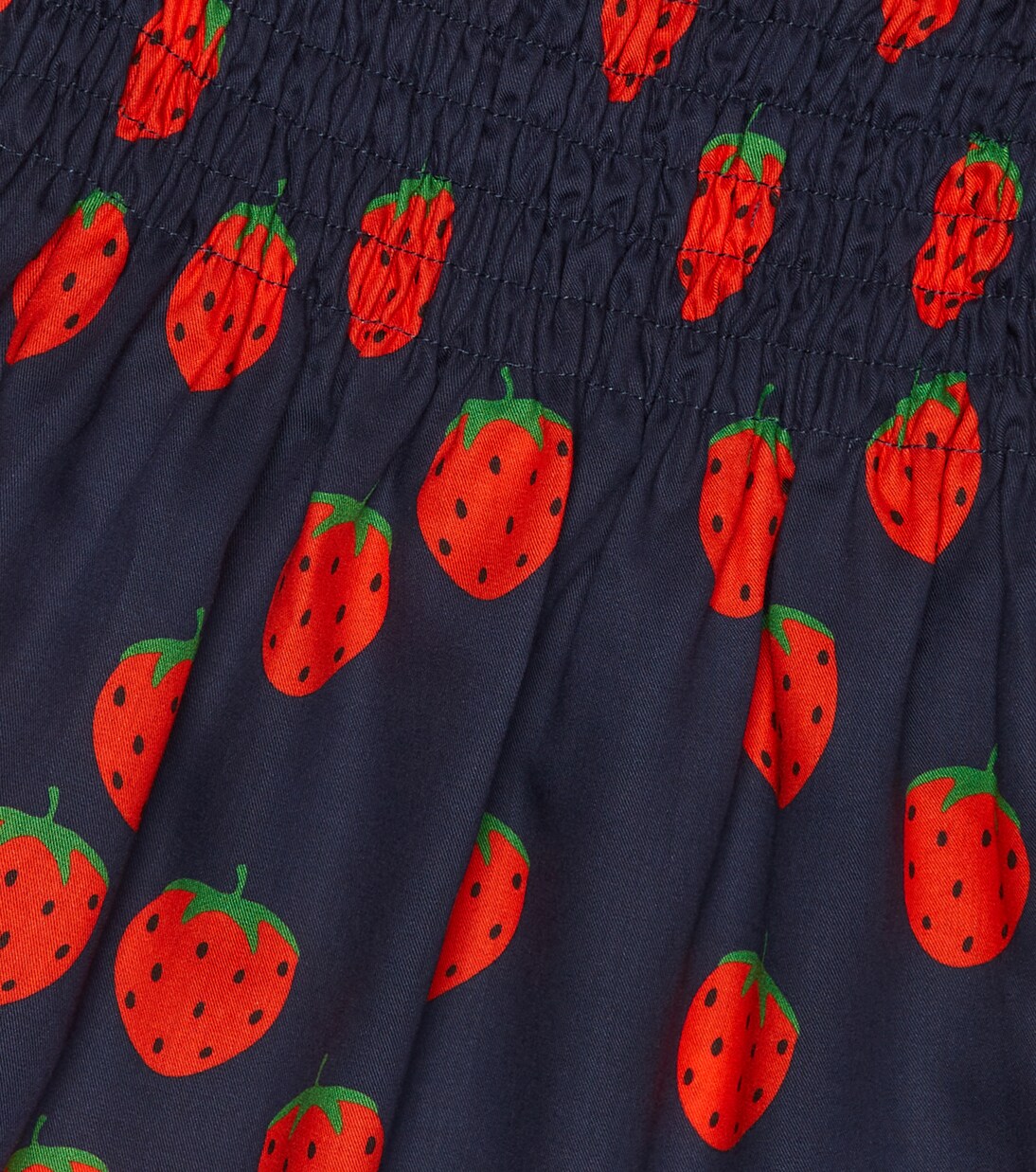 Printed smocked dress | Mini Rodini