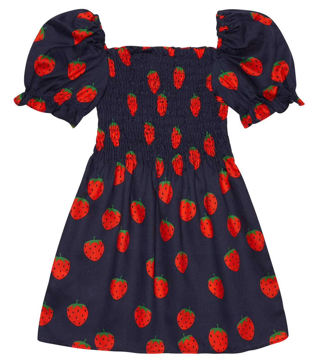 Printed smocked dress | Mini Rodini