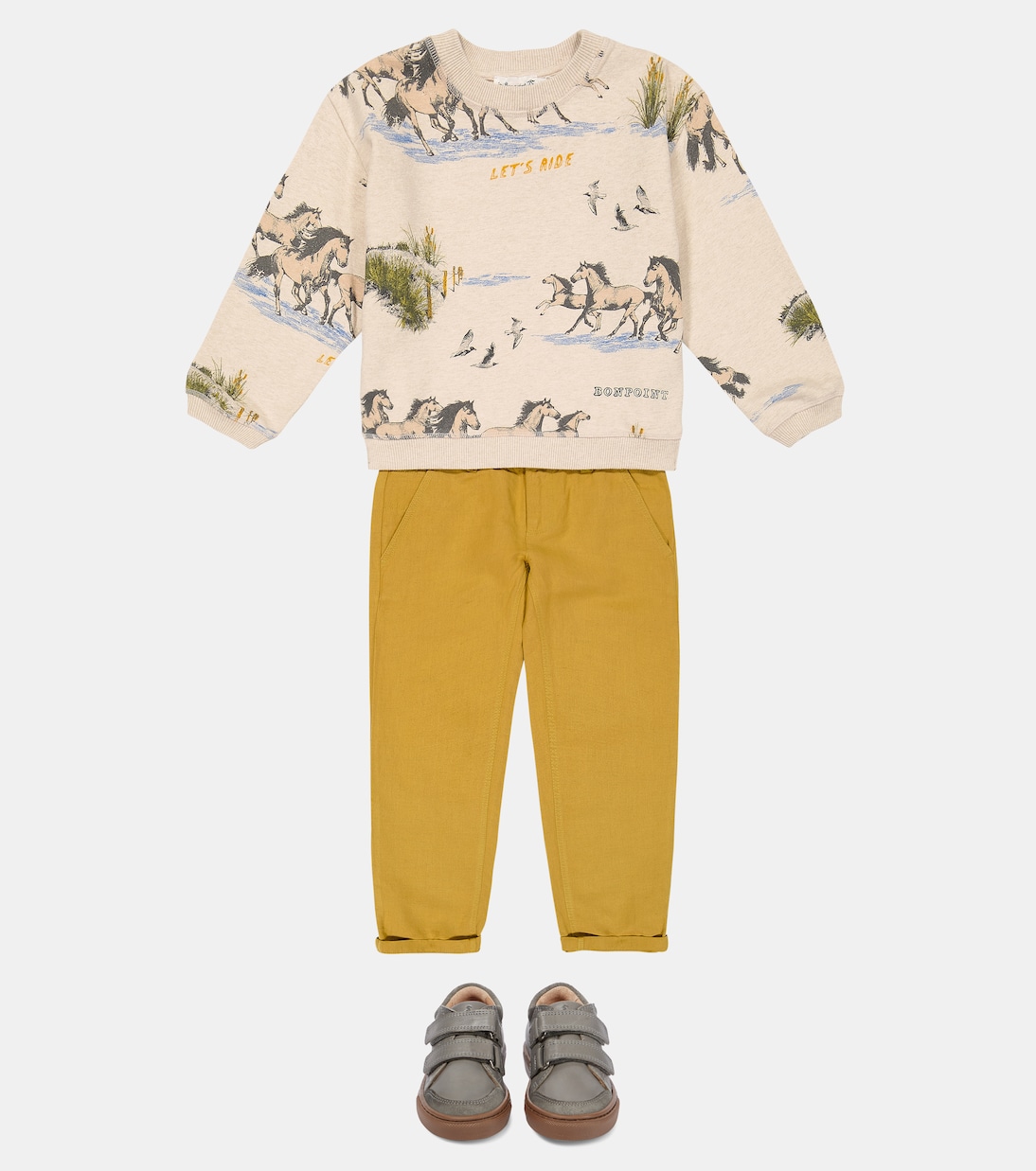 Tonino printed cotton sweatshirt | Bonpoint