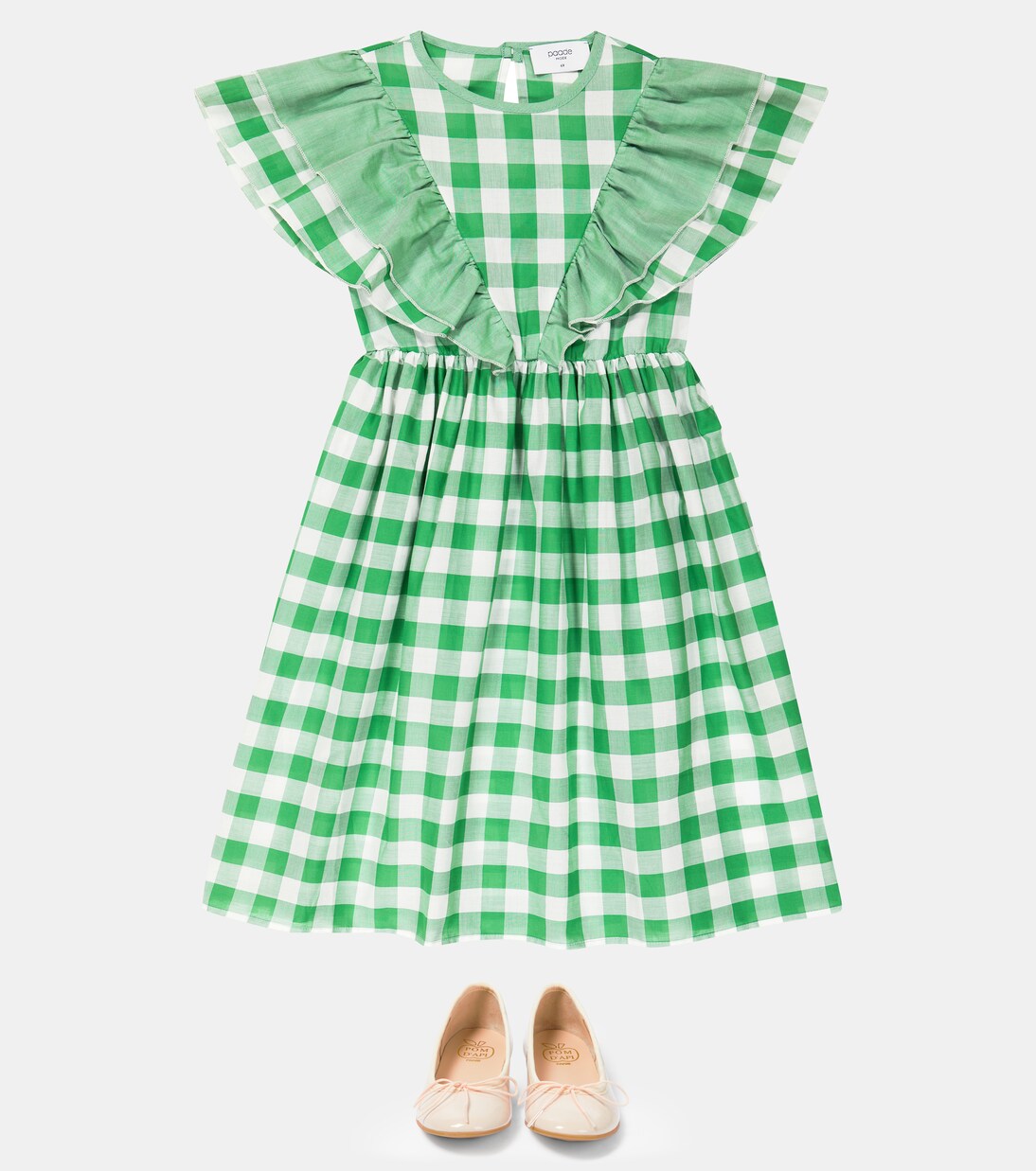 Checked cotton dress | Paade Mode