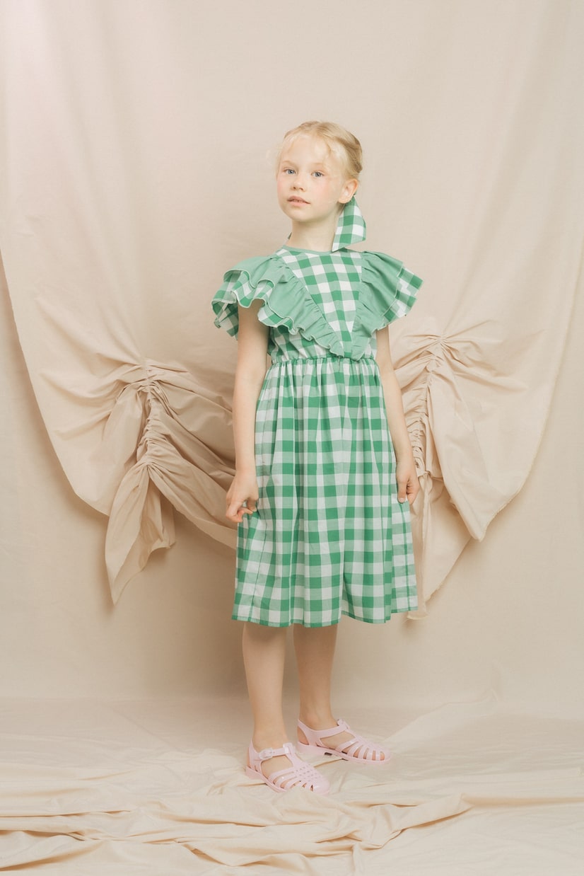 Checked cotton dress | Paade Mode