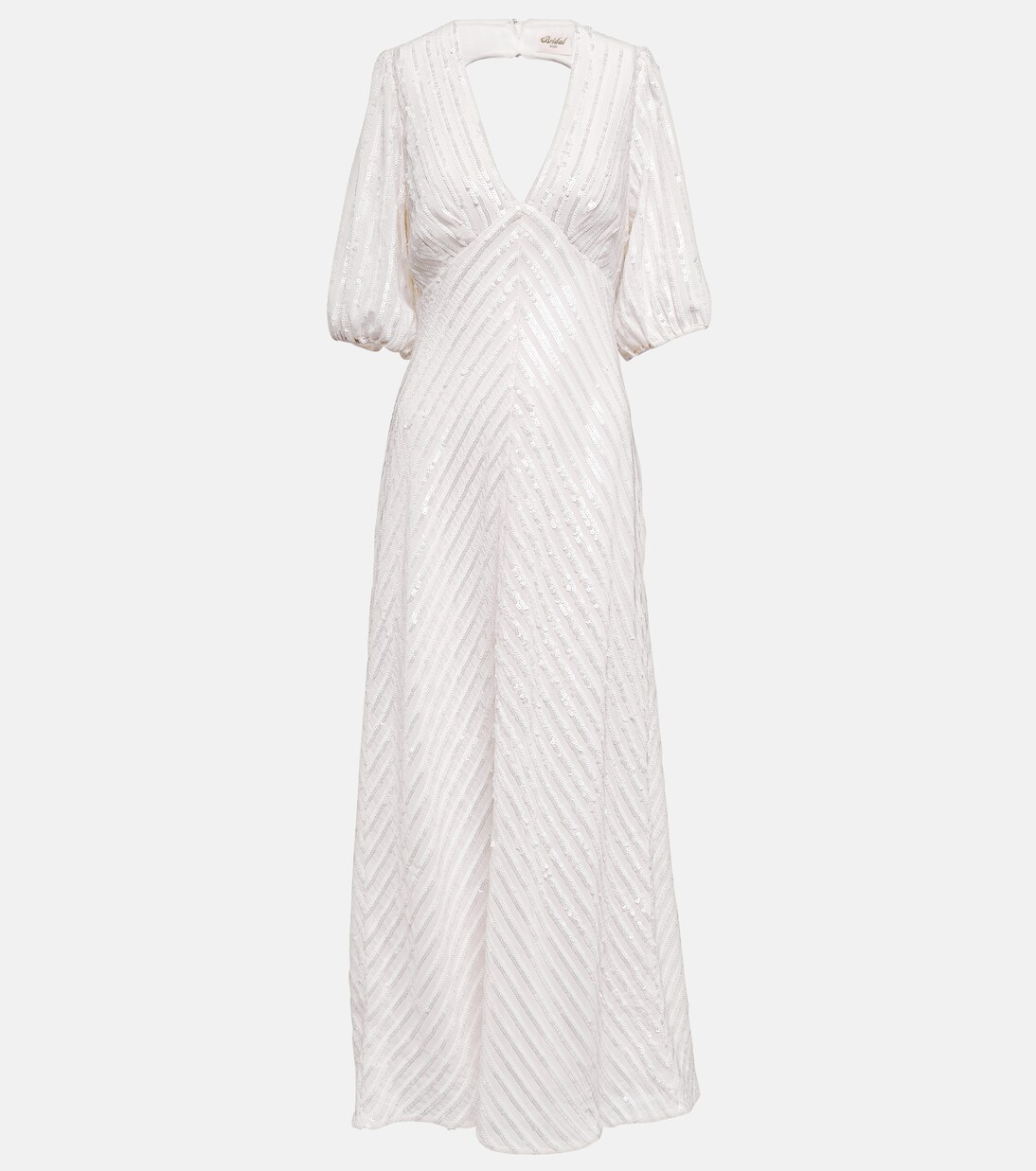 Robe de mariée longue Steph à sequins | Rixo