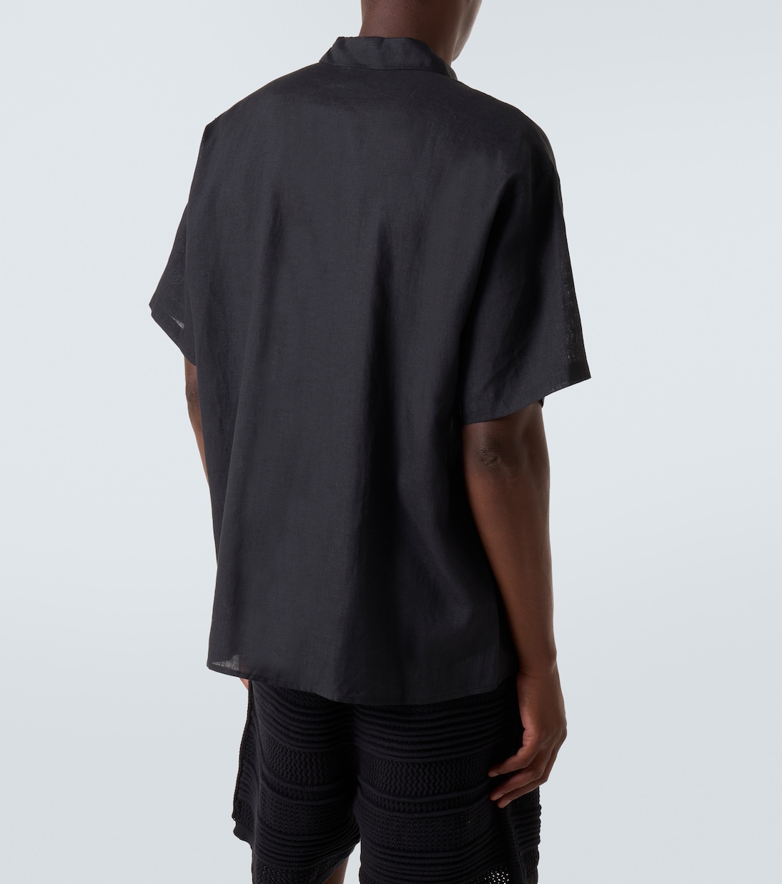 Camicia oversize in lino | Commas