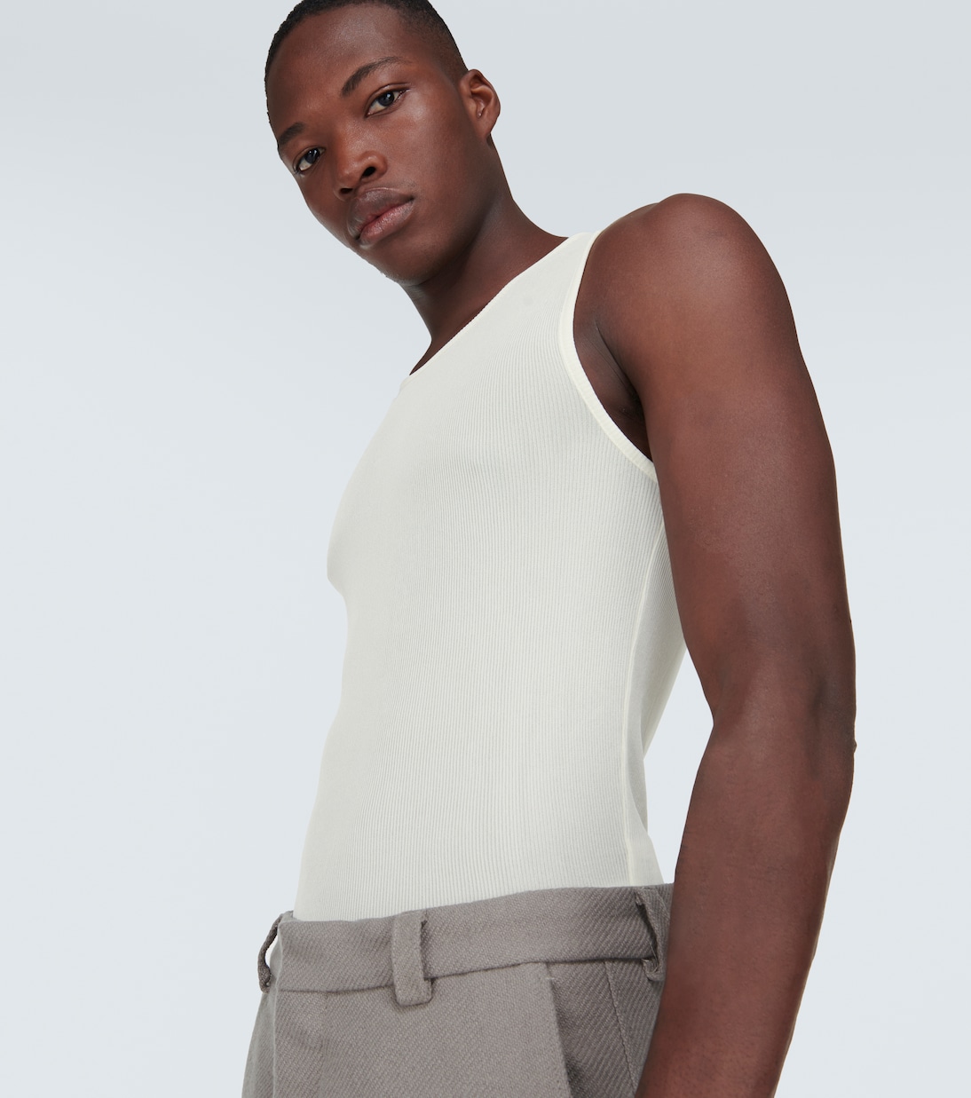 Jersey tank top  | Ami Paris