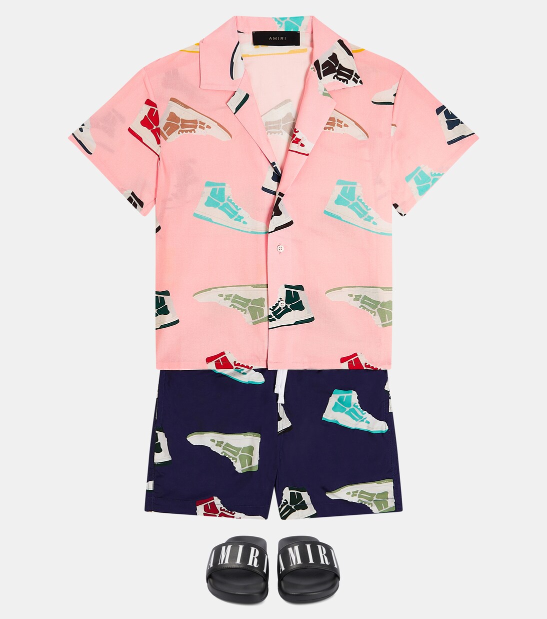 Skel Top printed cotton shirt | Amiri Kids