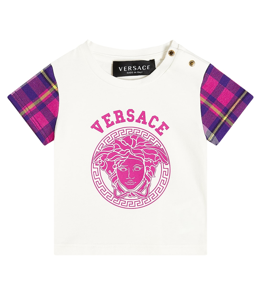 Bébé – T-shirt Medusa en coton mélangé | Versace Kids