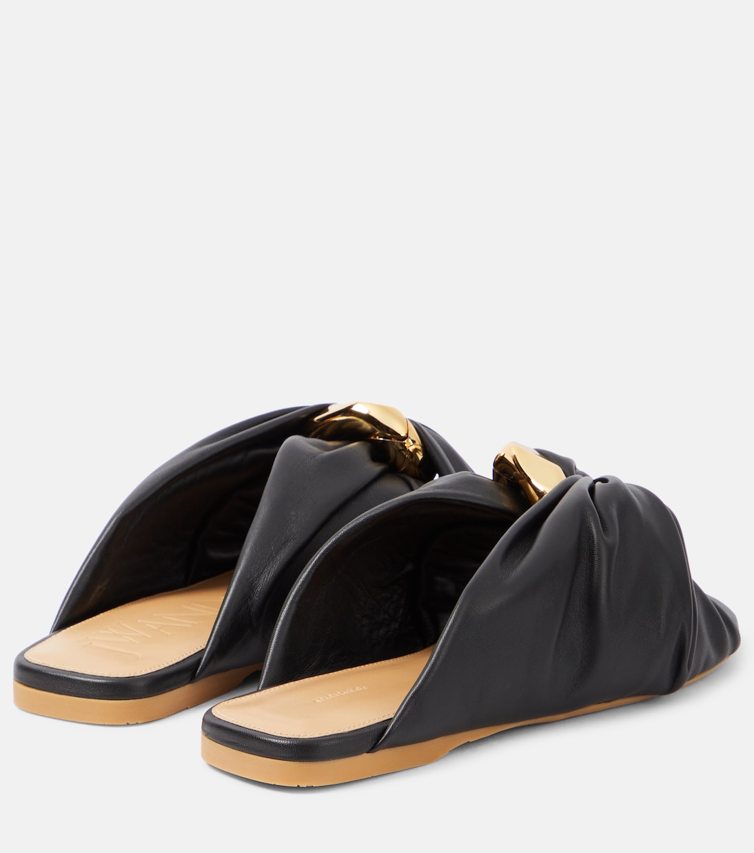 Corner leather slides | JW Anderson