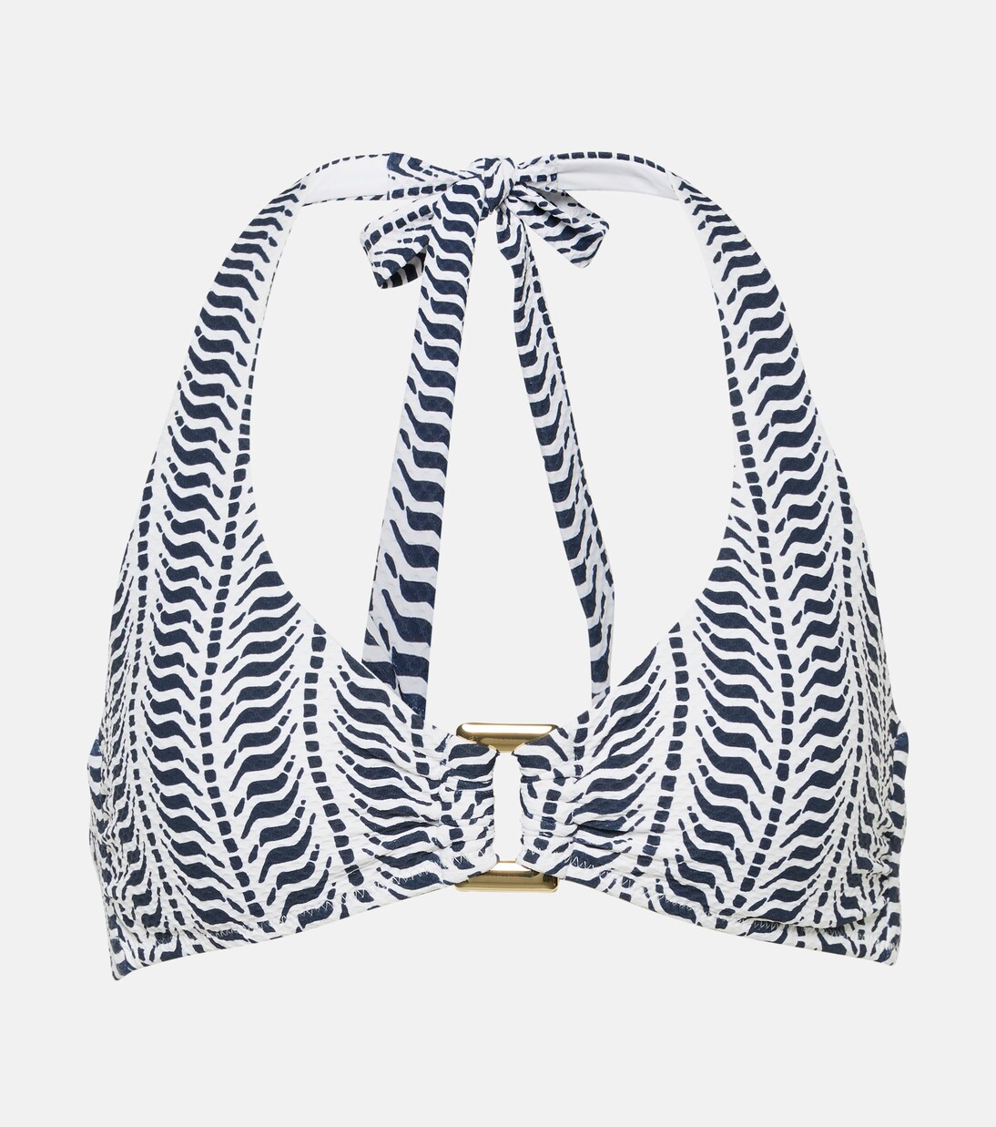 Haut de bikini Indigo Urchin imprimé | Heidi Klein