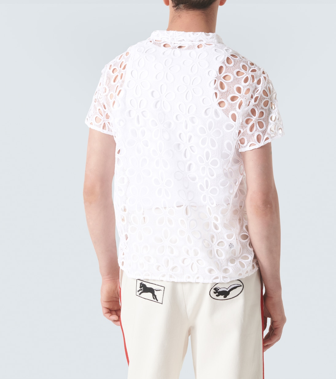 Primrose floral lace shirt | Bode