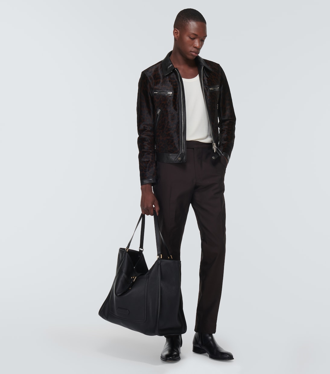 Ribbed-knit jersey tank top | Tom Ford