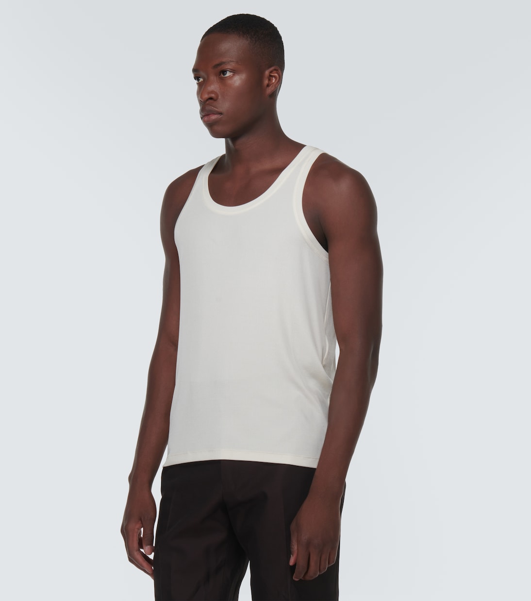 Ribbed-knit jersey tank top | Tom Ford