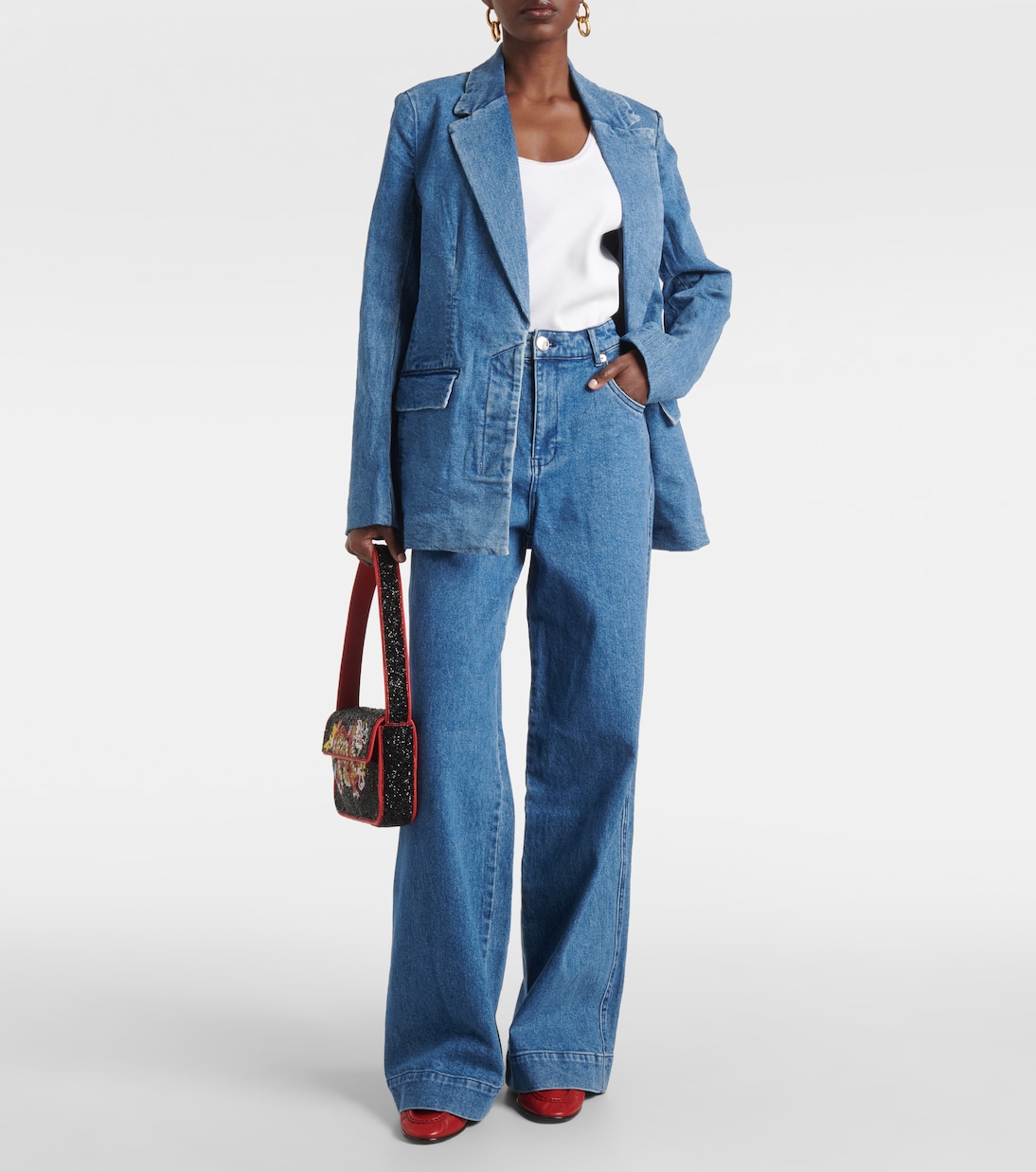 Wide-Leg Jeans Grayson | Staud