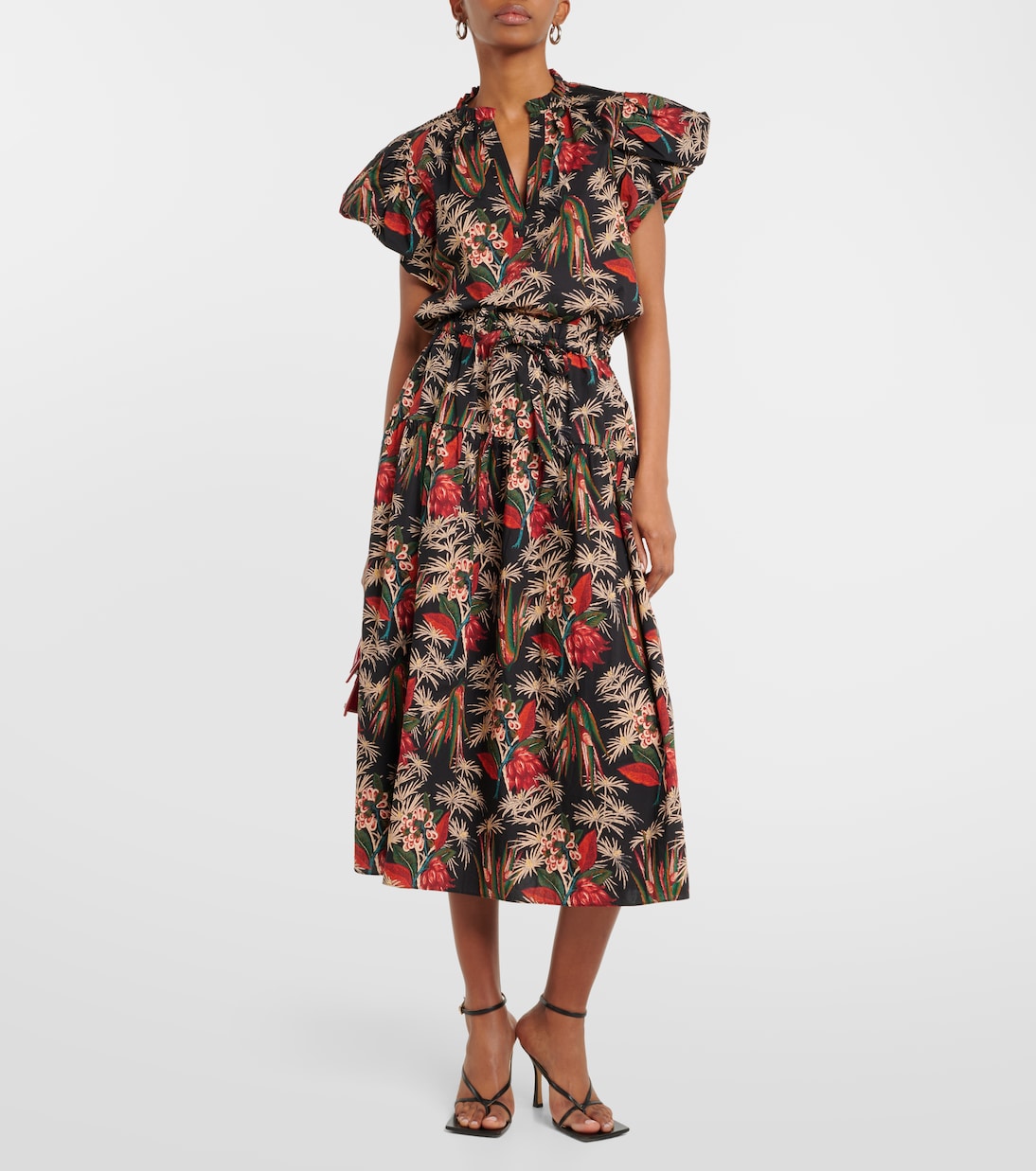 Midirock Fernanda aus Baumwollpopeline | Ulla Johnson