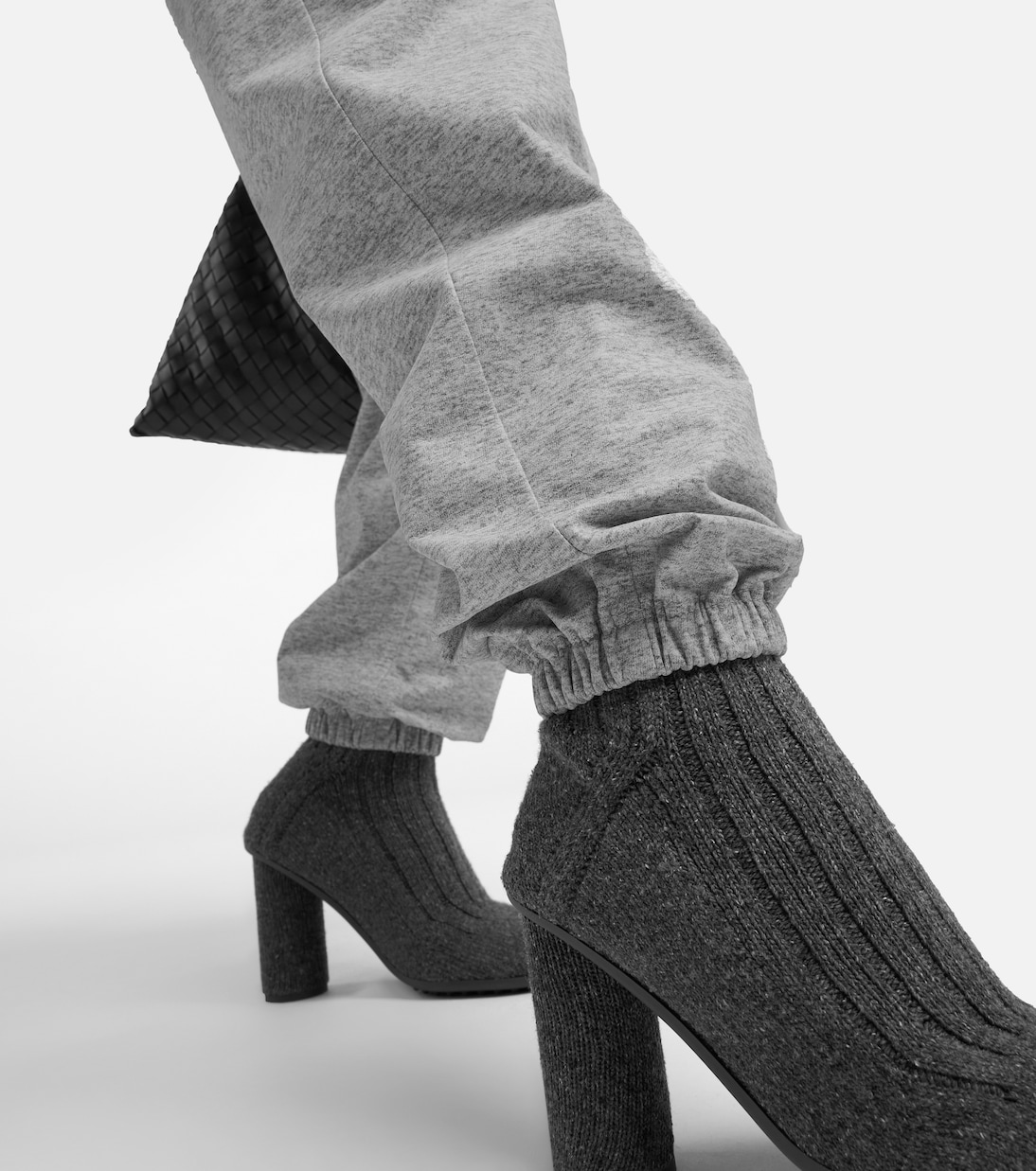 Hose Trompe l'œil aus Leder | Bottega Veneta