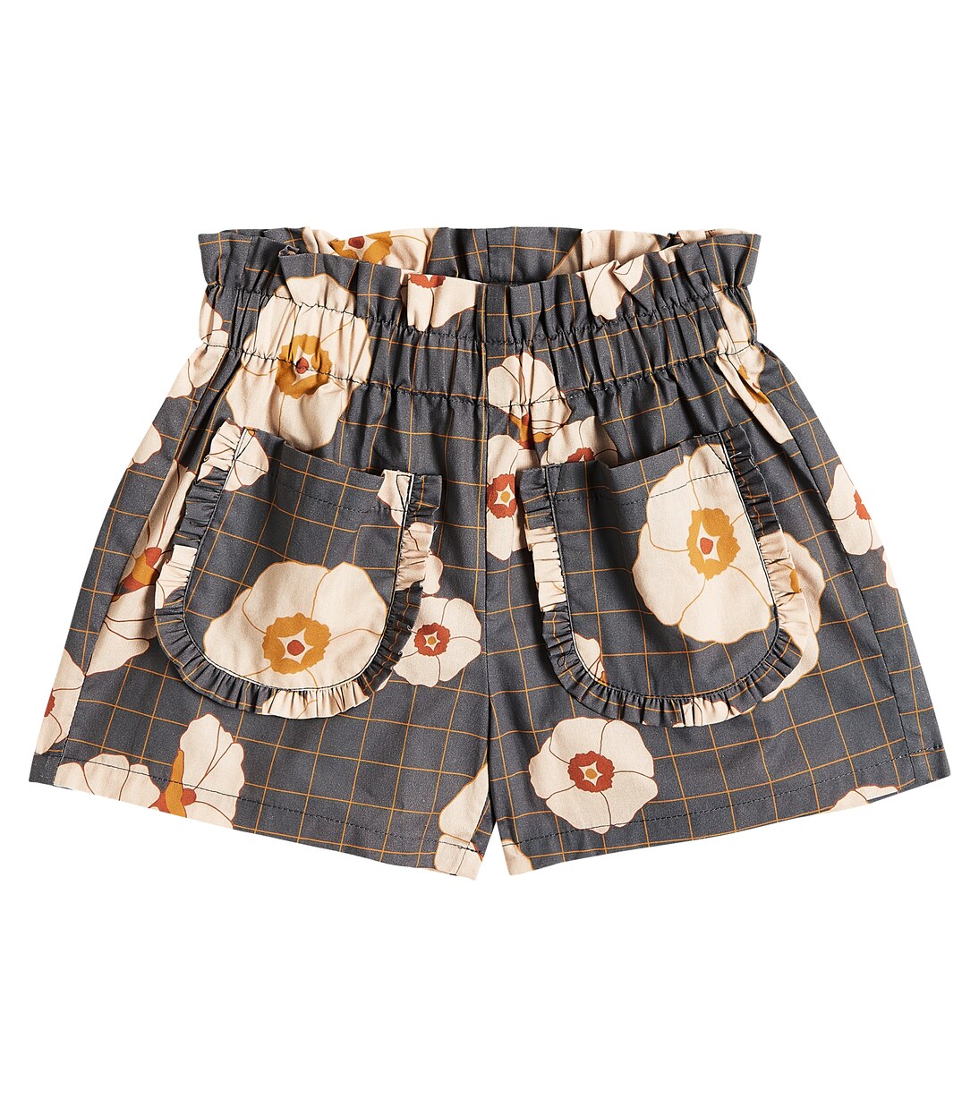 Isabella floral cotton shorts | C'era Una Volta