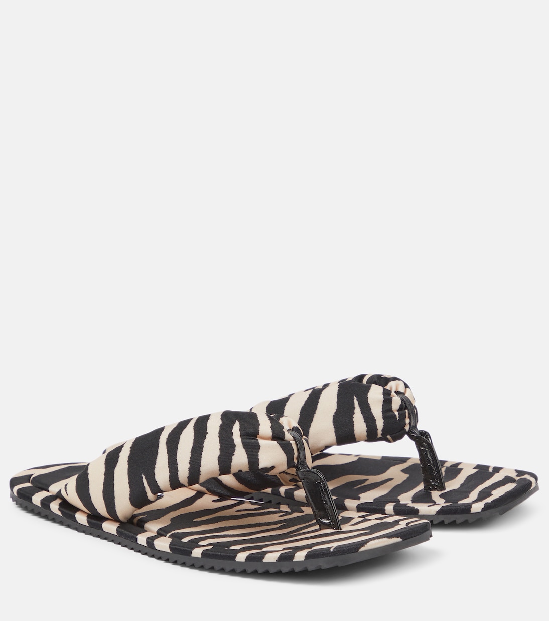 Indie zebra-print thong sandals | The Attico