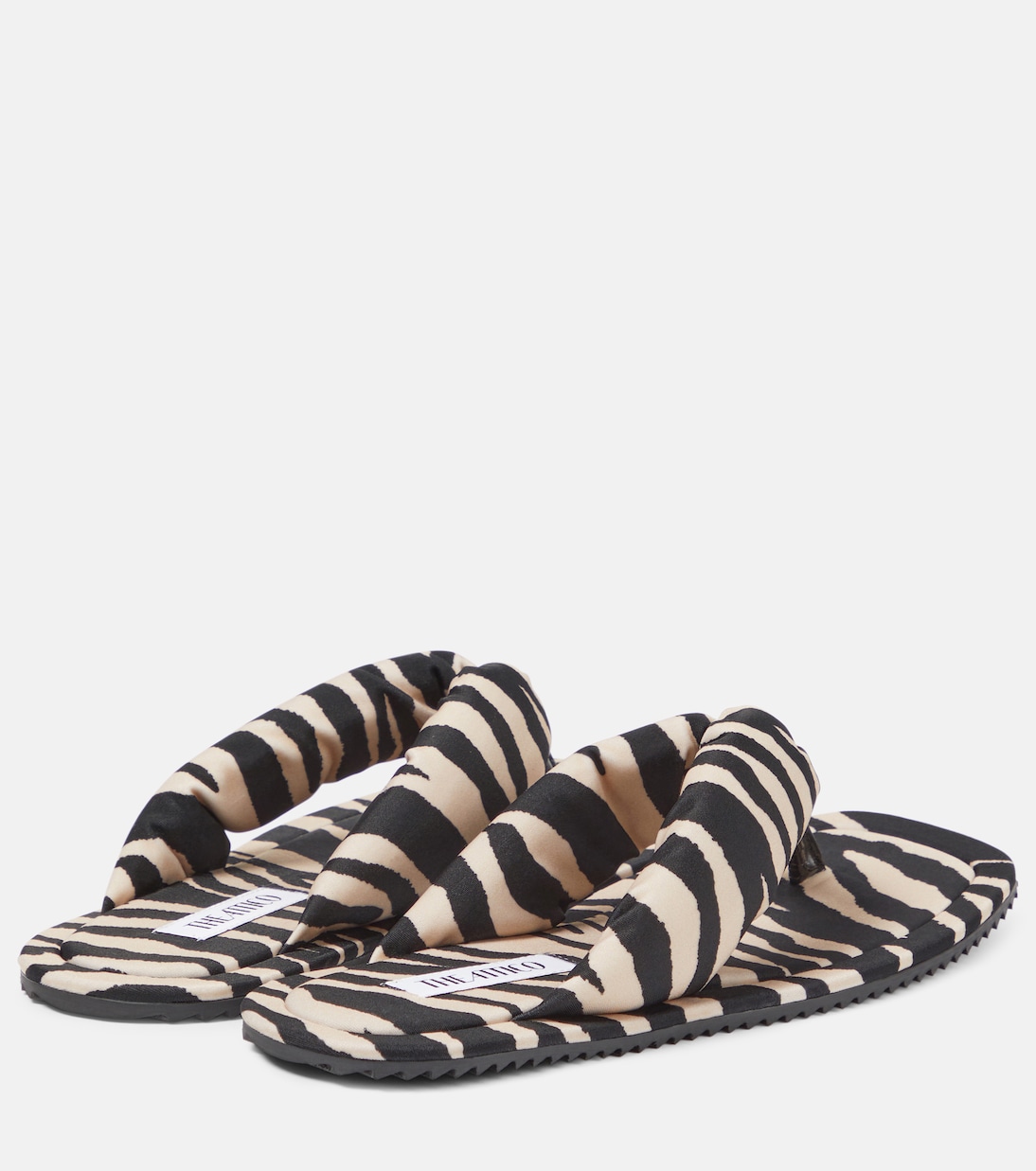 Indie zebra-print thong sandals | The Attico