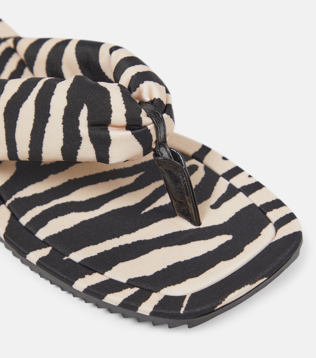 Indie zebra-print thong sandals | The Attico