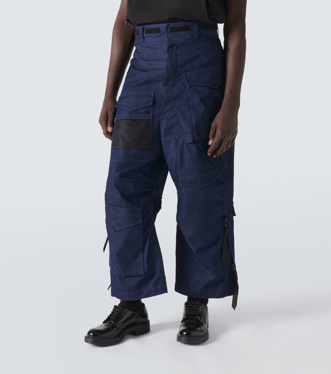 Deconstructed denim cargo pants | Junya Watanabe