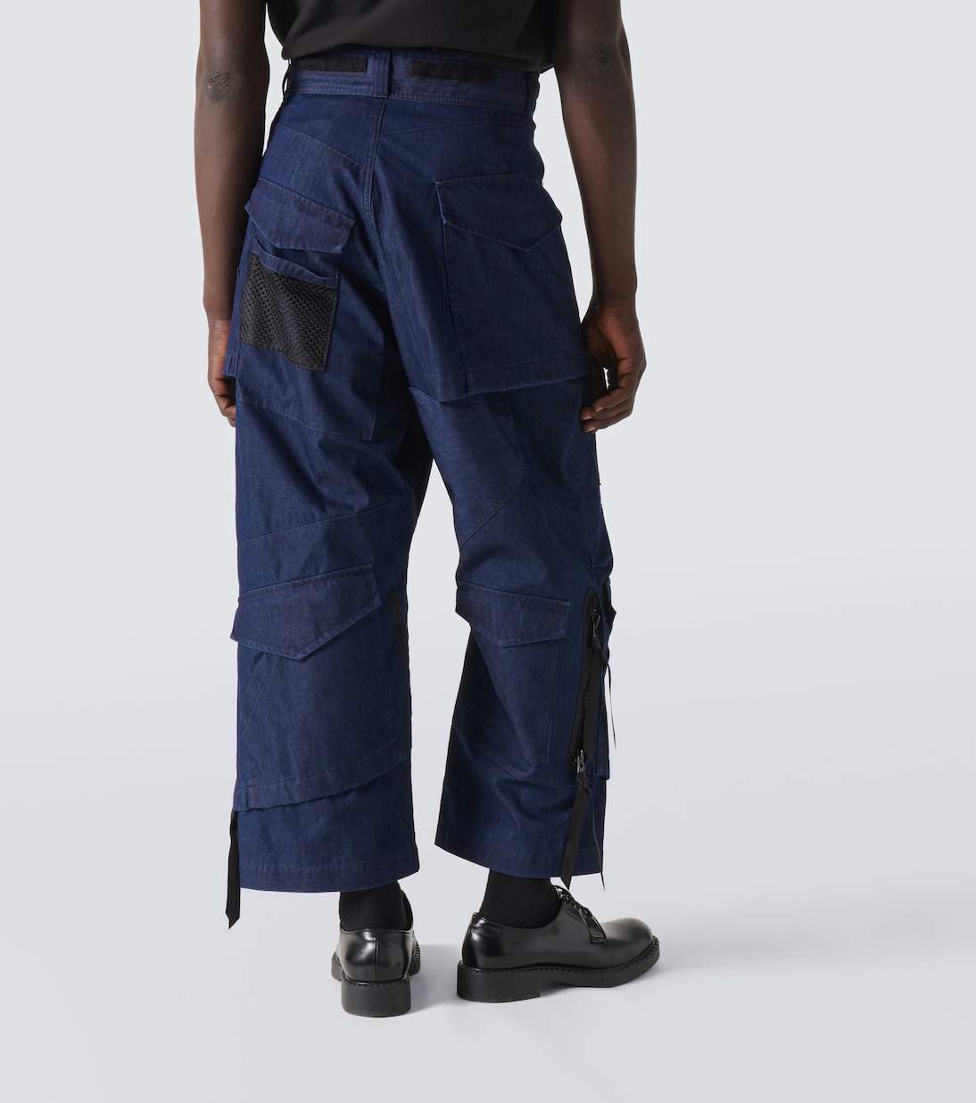 Deconstructed denim cargo pants | Junya Watanabe