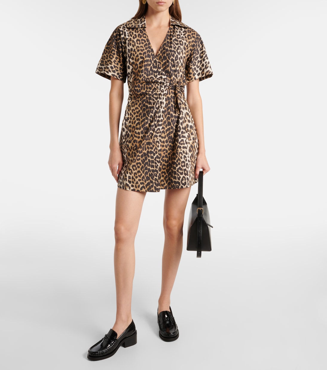 Plateau-Loafers aus Lederimitat | Ganni