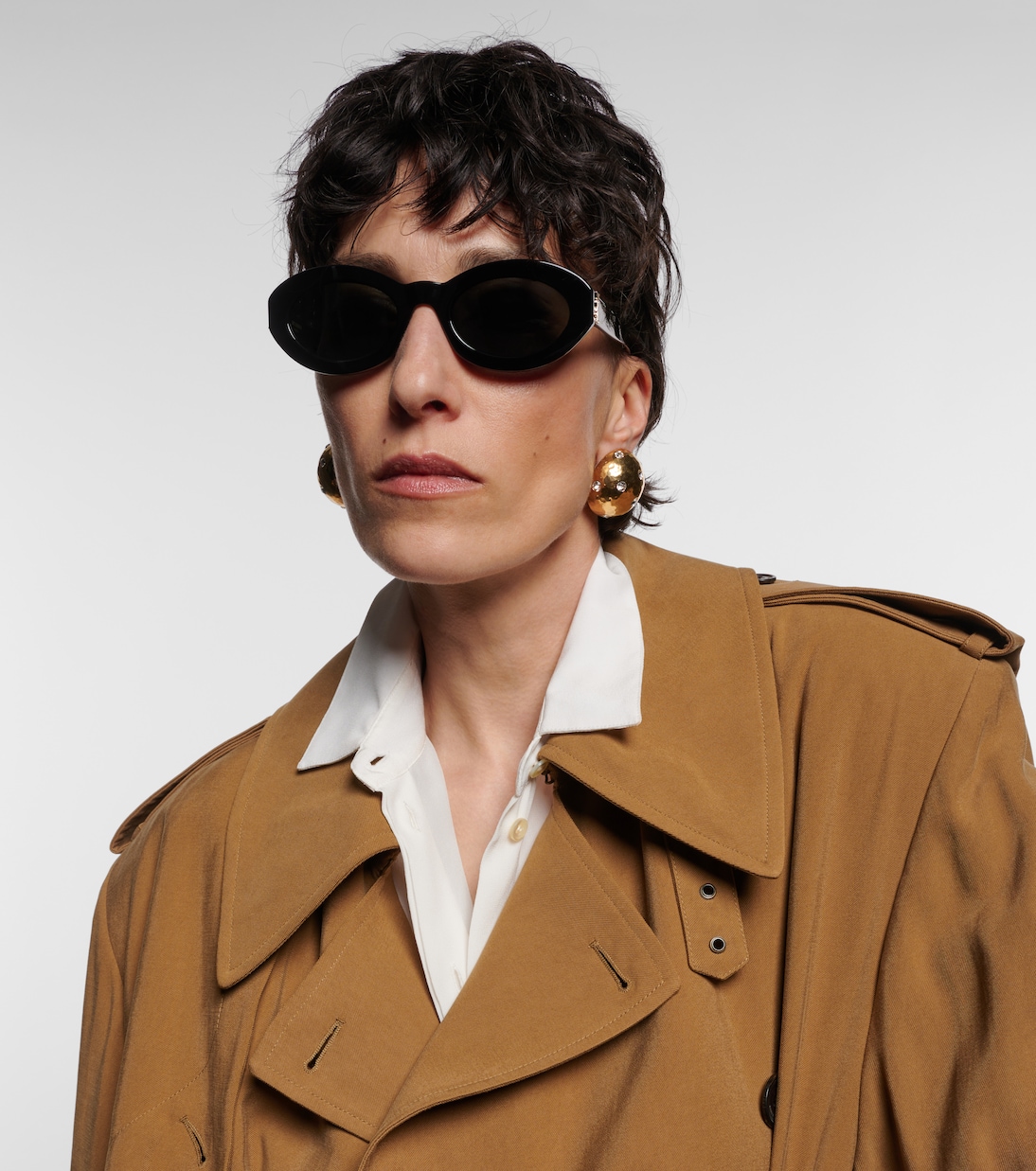 SL M136 oval sunglasses | Saint Laurent