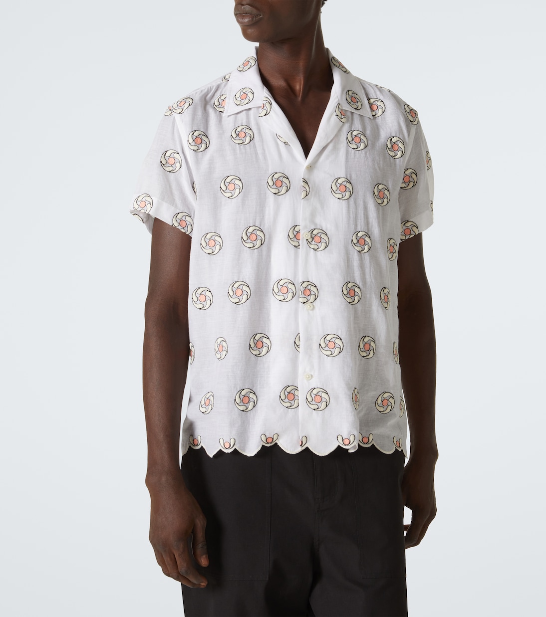 Camisa Floral Aperture de algodón | Bode