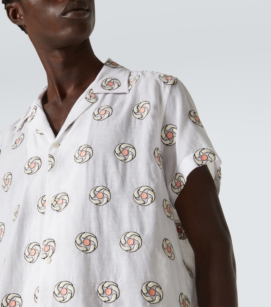 Camisa Floral Aperture de algodón | Bode