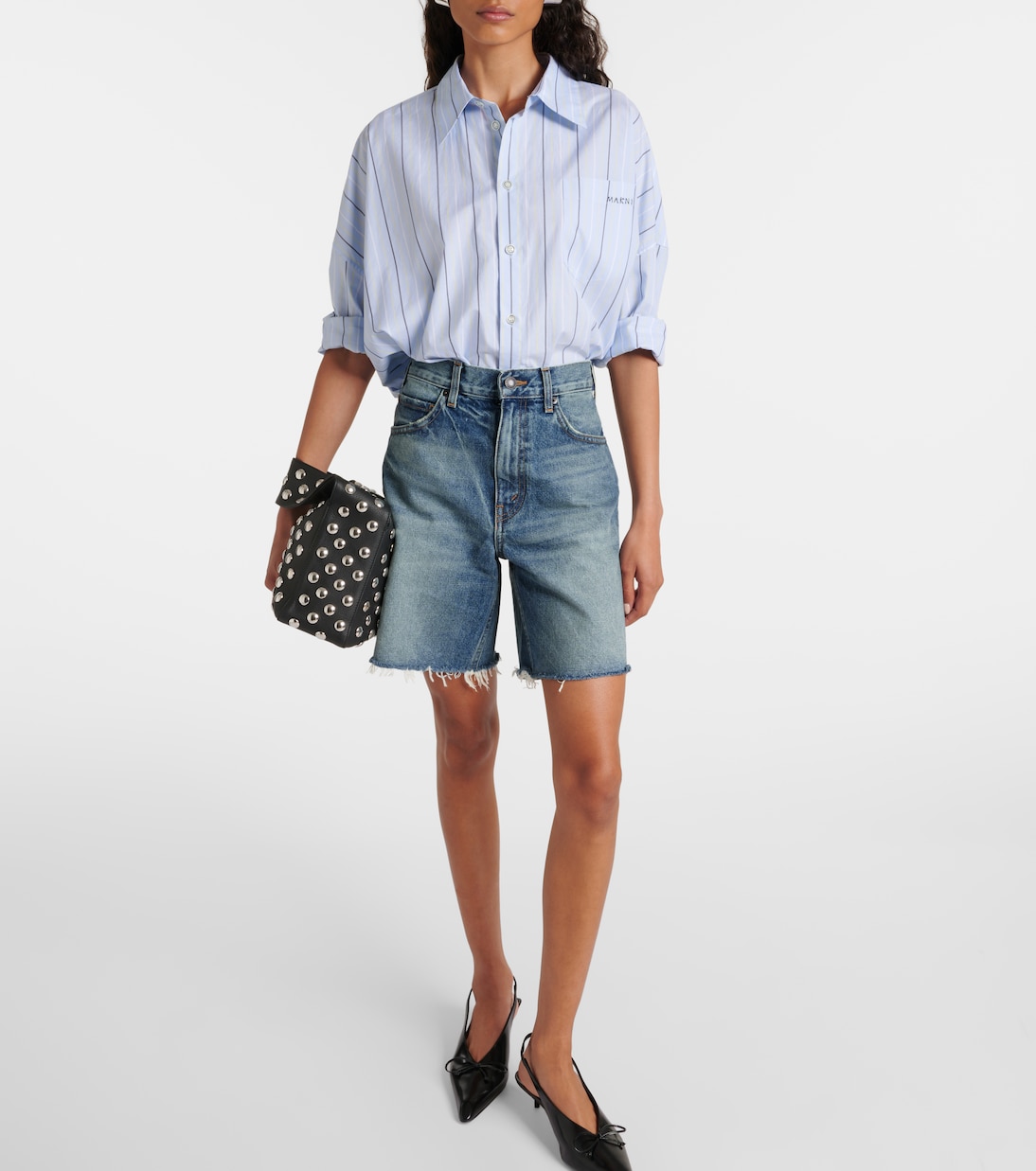 Low-Rise Jeansshorts Russel | Nili Lotan
