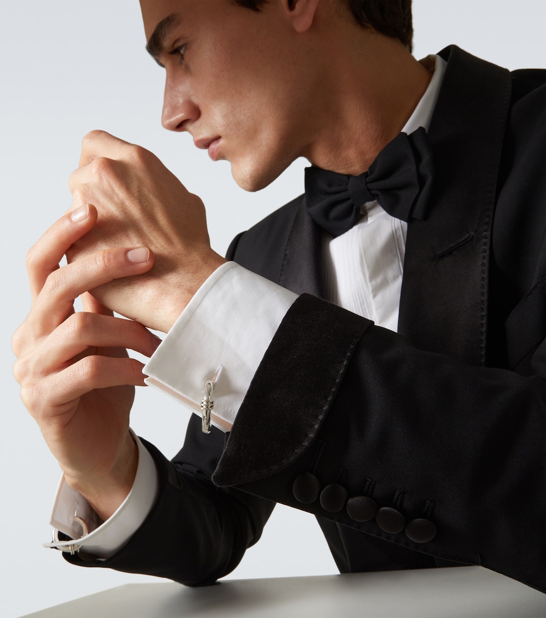 Boutons de manchette en argent sterling 925 | Spinelli Kilcollin