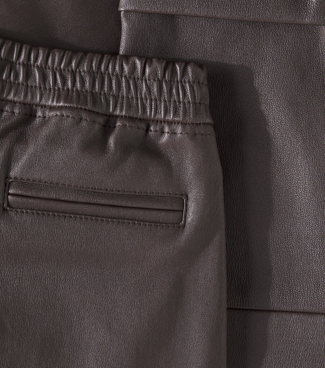 Pantalones rectos Bobbie de piel | Donsje