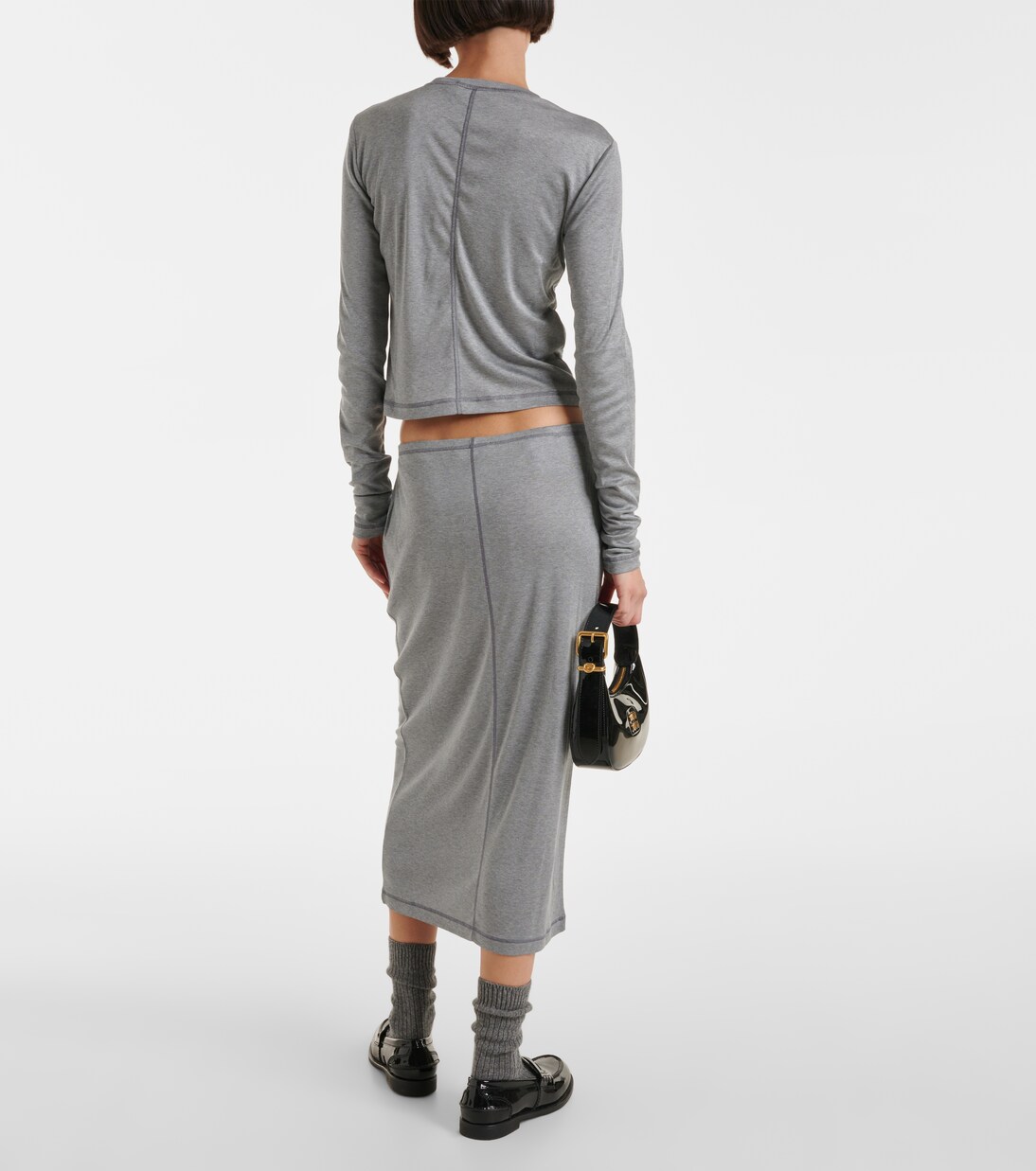 Midirock aus Seide | Miu Miu