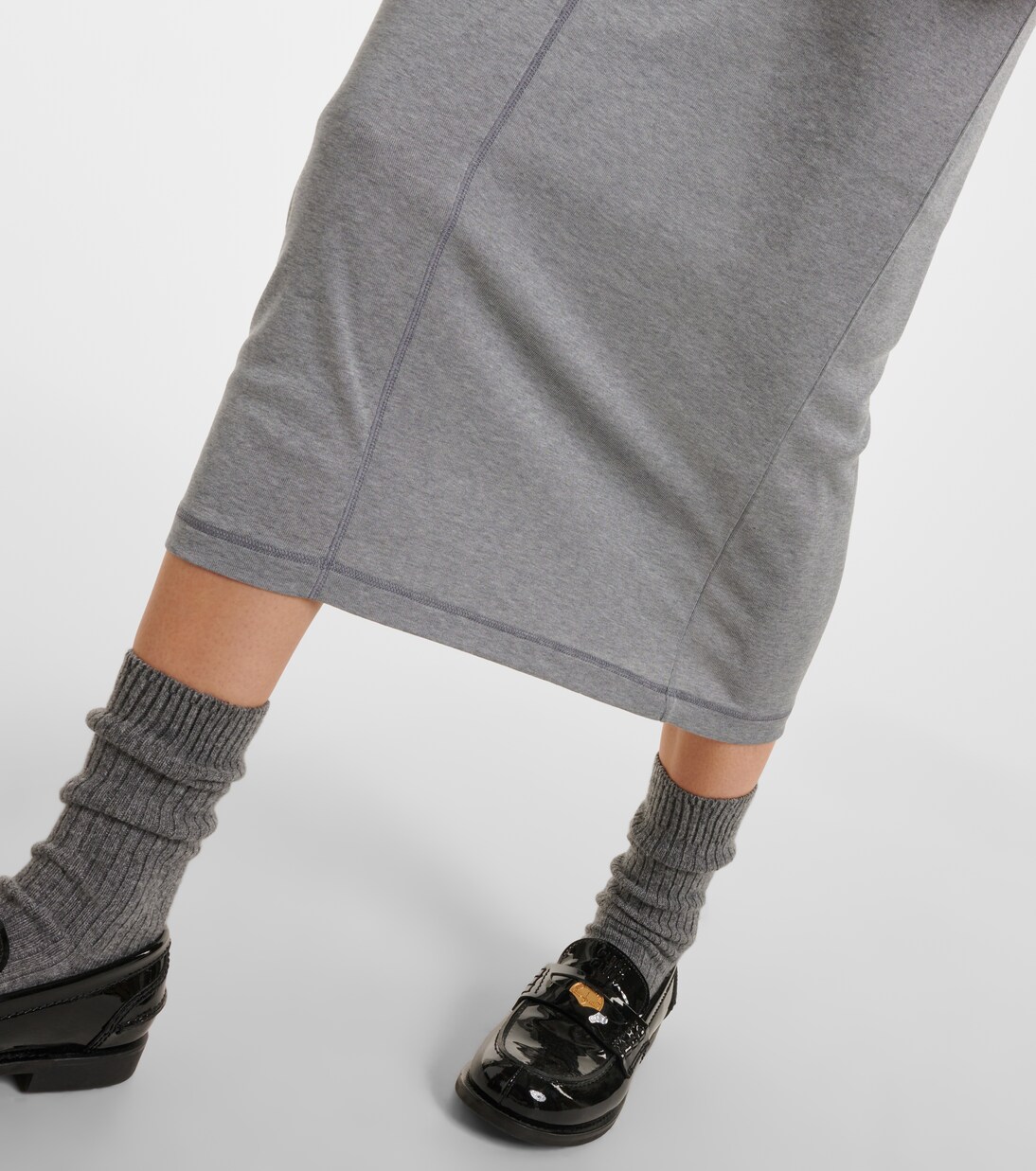 Midirock aus Seide | Miu Miu