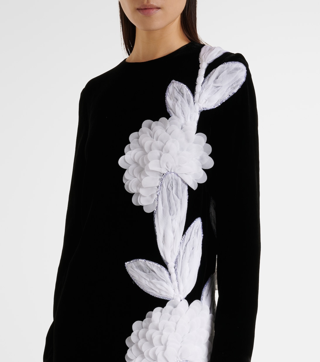 Robe aus Crêpe | Costarellos