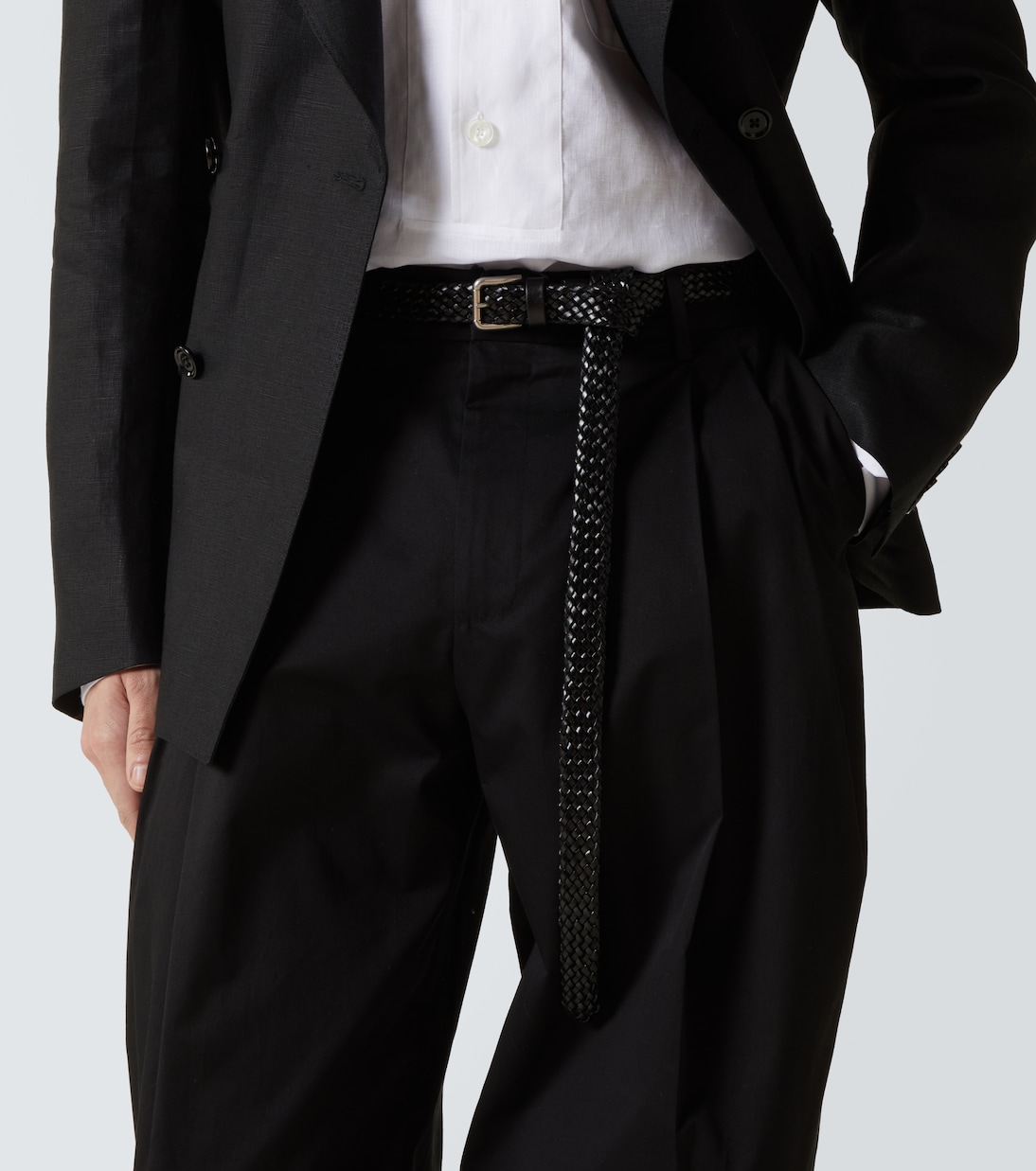 Braided leather belt | Dolce&Gabbana